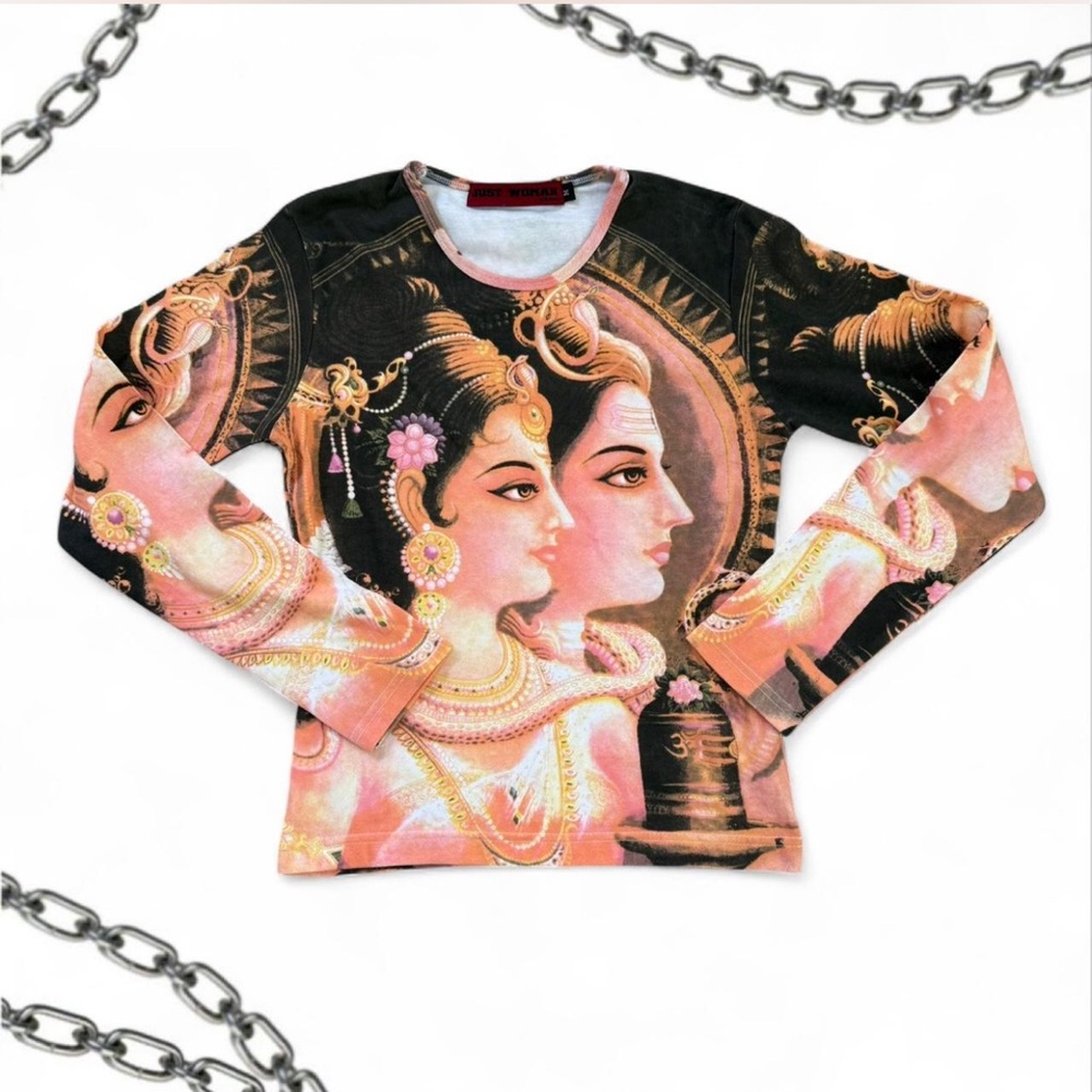 🌟 AOP SHIVA JUST WOMAN SHIRT 🌟